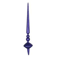 Vickerman 18" Cobalt Blue Glitter Cupola Finial Ornament (2 pack)