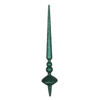 Vickerman 18" Emerald Glitter Cupola Finial Ornament (2 pack)