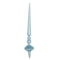 Vickerman 18" Baby Blue Glitter Cupola Finial Ornament (2 pack)