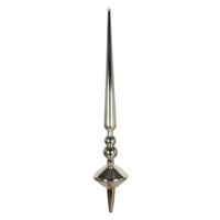 Vickerman 18" Champagne Shiny Cupola Finial Ornament (2 pack)