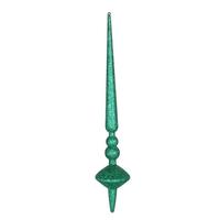 Vickerman 18" Seafoam Green Glitter Cupola Finial Ornament (2 pack)