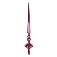 Vickerman 18" Mauve Shiny Cupola Finial Ornament (2 pack)