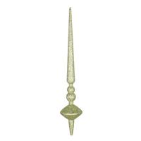Vickerman 18" Celadon Glitter Cupola Finial Ornament (2 pack)