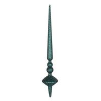 Vickerman 18" Sea Blue Glitter Cupola Finial Ornament (2 pack)