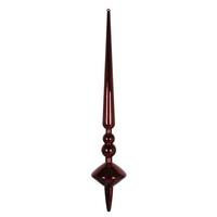 View 18" Burgundy Shiny Cupola Finial Ornament (2 pack)