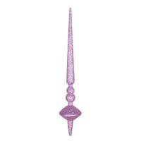 Vickerman 18" Orchid Glitter Cupola Finial Ornament (2 pack)