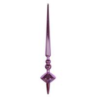 Vickerman 18" Orchid Shiny Cupola Finial Ornament (2 pack)
