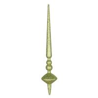Vickerman 18" Lime Glitter Cupola Finial Ornament (2 pack)
