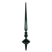 Vickerman 18" Midnight Green Shiny Cupola Finial Ornament (2 pack)