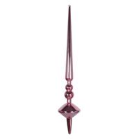 Vickerman 18" Pink Shiny Cupola Finial Ornament (2 pack)