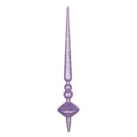 Vickerman 18" Lavender Glitter Cupola Finial Ornament (2 pack)