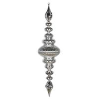 Vickerman 41" Silver Shiny Finial Ornament