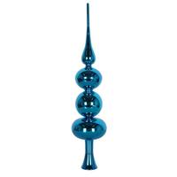 Vickerman 19" Turquoise Shiny Finial Tree Topper