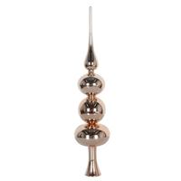Vickerman 19" Rose Gold Shiny Finial Tree Topper
