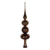 Vickerman 19" Mocha Shiny Finial Tree Topper