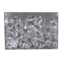 Vickerman 2.75" Clear Acrylic Drop Ornament (18 pack)