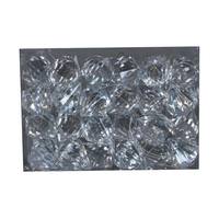 Vickerman 1" Clear Acrylic Diamond Ornament (24 pack)