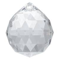 Vickerman 1" Clear Acrylic Ball Ornament (24 pack)