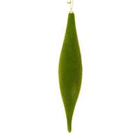 Vickerman 13" Moss Green Flocked Shuttle Ornament (3 pack)