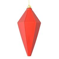 Vickerman 7" Red Matte Lantern Ornament (4 pack)