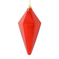 Vickerman 7" Red Shiny Lantern Ornament (4 pack)