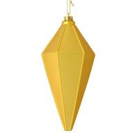 Vickerman 7" Gold Matte Lantern Ornament (4 pack)