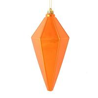 Vickerman 7" Burnished Orange Shiny Lantern Ornament (4 pack)