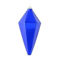 Vickerman 7" Cobalt Blue Shiny Lantern Ornament (4 pack)
