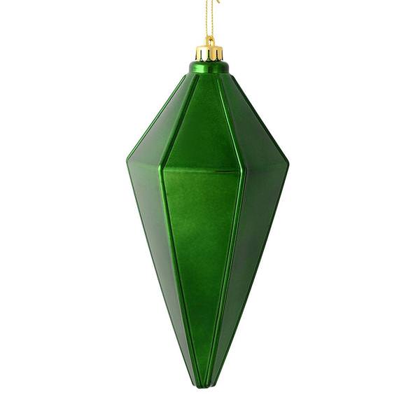 7" Emerald Shiny Lantern Ornament (4 pack)