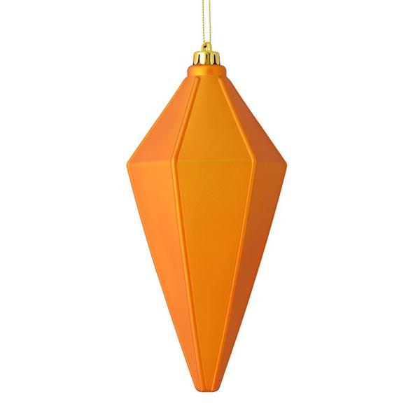 7" Antique Gold Matte Lantern Ornament (4 pack)