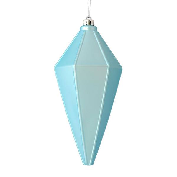 7" Baby Blue Matte Lantern Ornament (4 pack)