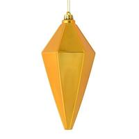 Vickerman 7" Honey Gold Shiny Lantern Ornament (4 pack)