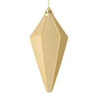 Vickerman 7" Champagne Matte Lantern Ornament (4 pack)