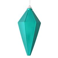 Vickerman 7" Teal Matte Lantern Ornament (4 pack)