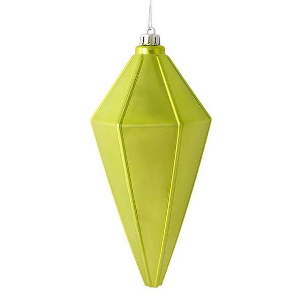 7" Celadon Shiny Lantern Ornament (4 pack)