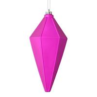 View 7" Fuchsia Matte Lantern Ornament (4 pack)