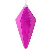 Vickerman 7" Fuchsia Shiny Lantern Ornament (4 pack)