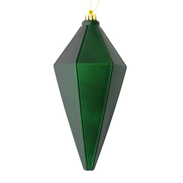 7" Midnight Green Matte Lantern Ornament (4 pack)