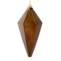 Vickerman 7" Mocha Shiny Lantern Ornament (4 pack)