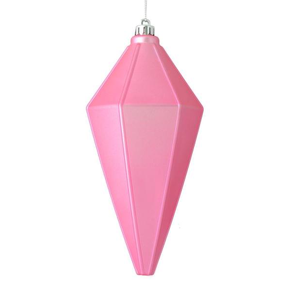 7" Pink Matte Lantern Ornament (4 pack)