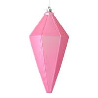 Vickerman 7" Pink Matte Lantern Ornament (4 pack)