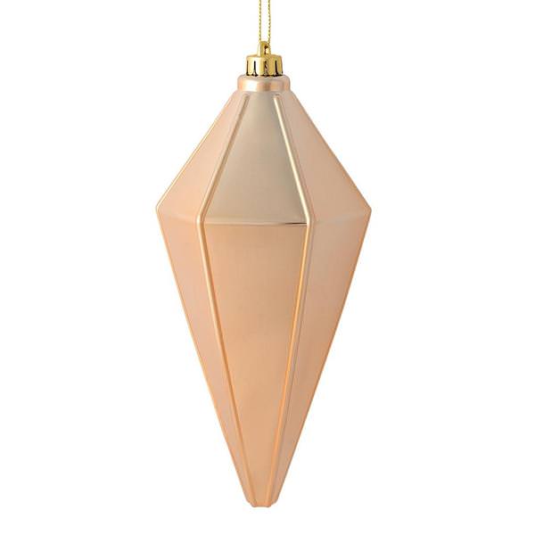 7" Cafe Latte Shiny Lantern Ornament (4 pack)