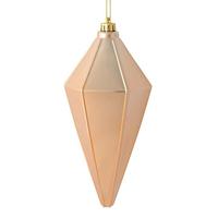 Vickerman 7" Cafe Latte Shiny Lantern Ornament (4 pack)