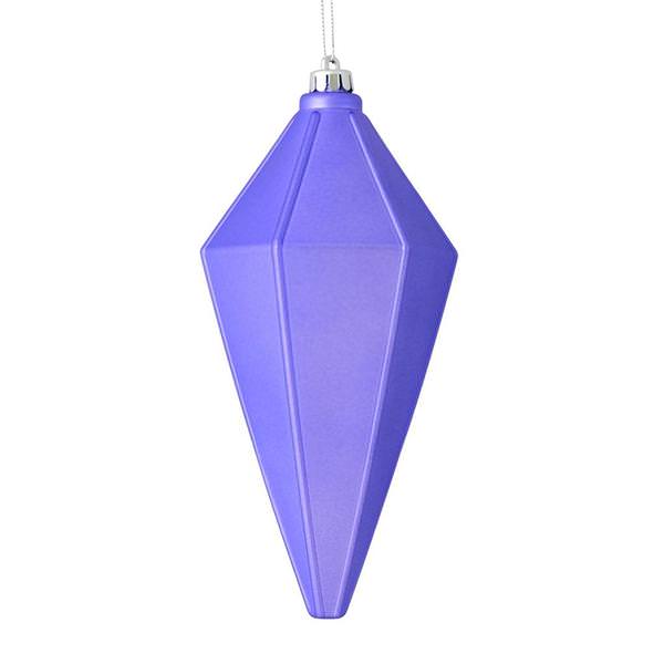 7" Lavender Matte Lantern Ornament (4 pack)