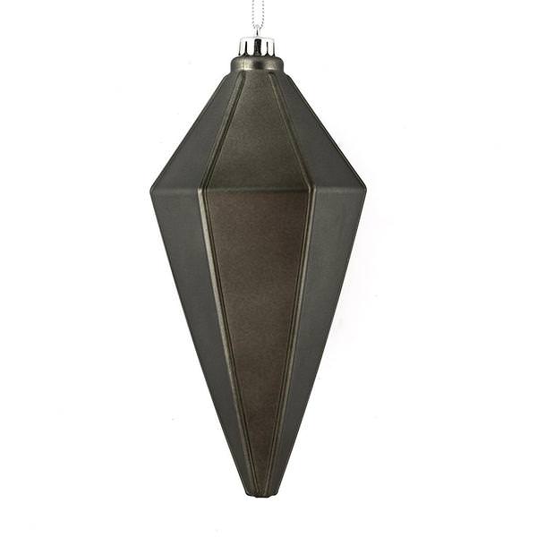 7" Pewter Matte Lantern Ornament (4 pack)