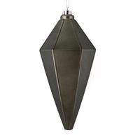 Vickerman 7" Pewter Matte Lantern Ornament (4 pack)