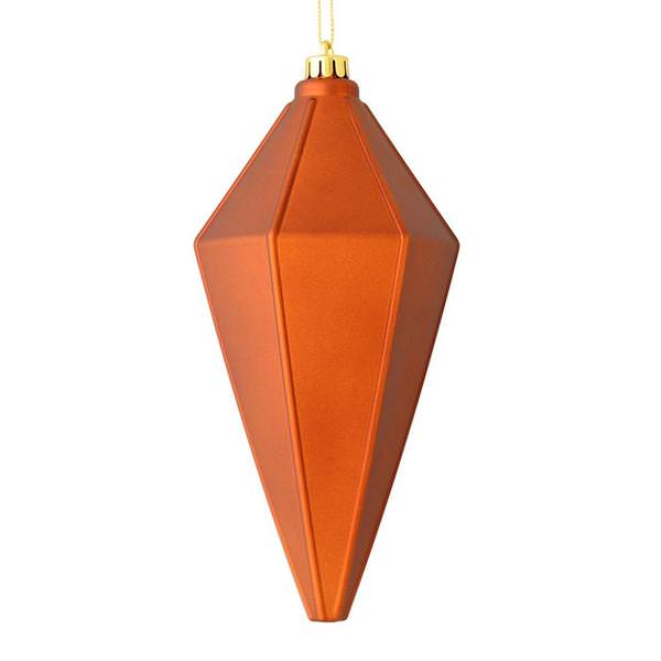 7" Copper Matte Lantern Ornament (4 pack)