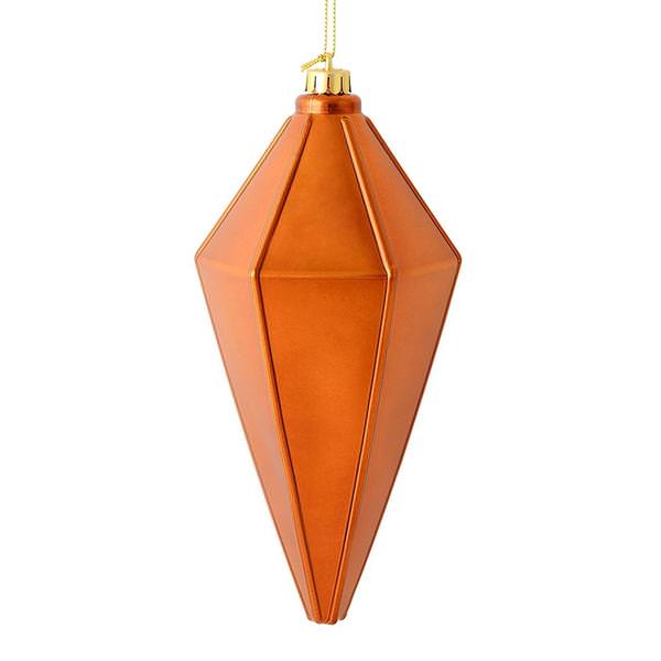 7" Copper Shiny Lantern Ornament (4 pack)