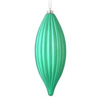 View 8" Seafoam Green Matte Line Finial Ornament (4 pack)
