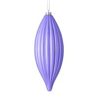 Vickerman 8" Lavender Matte Line Finial Ornament (4 pack)